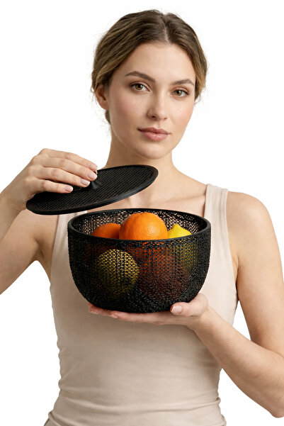 OEM Kapaklı File Tasarım Meyvelik Sepeti | Modern Mutfak Tezgah Üstü Meyve & ...