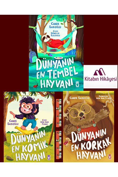 Timaş Çocuk Dünyanın En Komik Hayvanı, Dünyanın En Korkak Hayvanı, Dünyanın E...