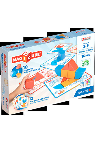 GEOMAG Blocuri de cărți Magicube 16 piese