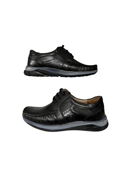 Brothers Ανδρικά παπούτσια από γνήσιο δέρμα, εξαιρετικά άνετα, κομψά, μαύρα, ...