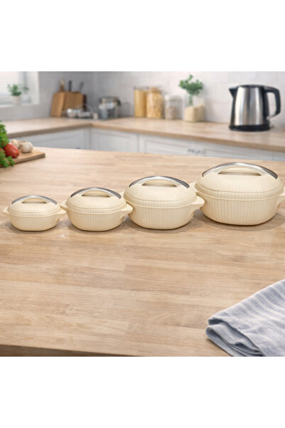 Biki 4-piece thermal container set (500ml, 1000ml, 1500ml, 2500ml)