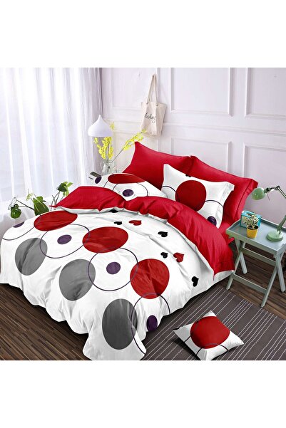 Pucioasa Double Duvet Cover Set , sulphurous, satin Cotton , 6 pieces