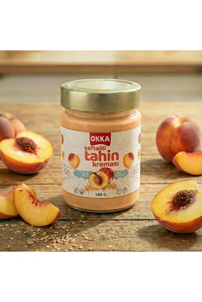 Okka ŞEFTALİLİ TAHİN KREMASI 330 GR