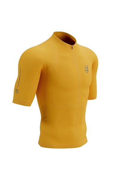 Compressport Tricou alergare barbati Trail Racing Postural FW 2024-Portocaliu-S