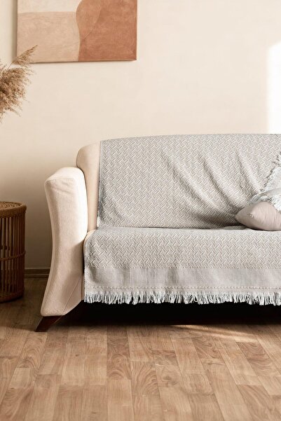 Soley Serge |   Jacquard Fringed Sofa Cover |   170X205 cm