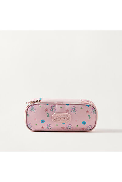 Sensazioni Floral Print Pencil Pouch with Zip Closure