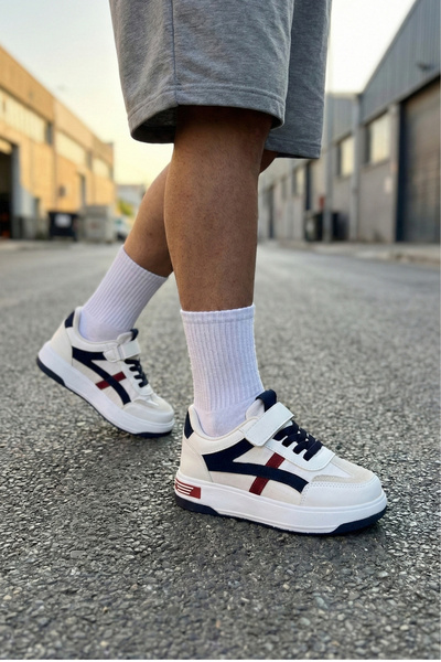 Moda Lime Pantofi sport pentru copii, cu partea din față închisă, cu detaliu ...