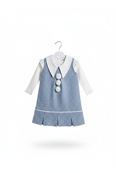 GÜL Baby Girls' Twi̇t Dress Set, Festive, Girls' Dress