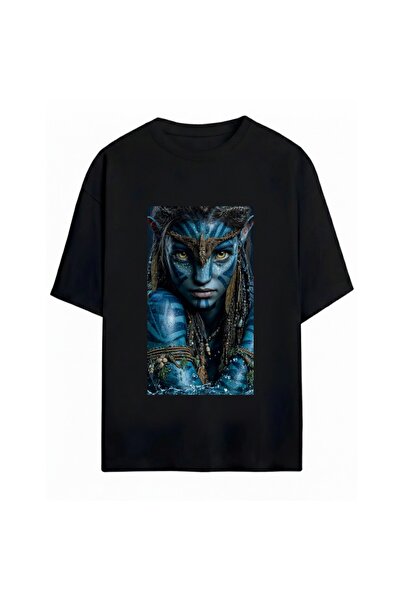 SVART WEAR Avatar Printed Unisex Oversize T-Shirt