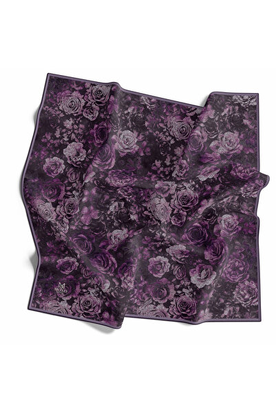 İpekal Organic Scarf with Rose Pattern 1002-09