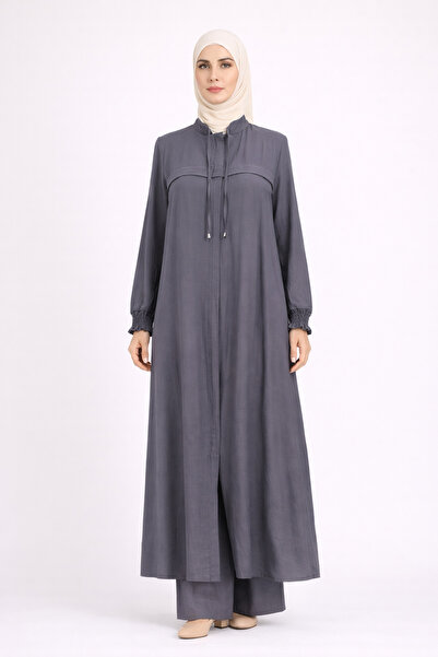 nevmira Hakim Collar Front Placket Suit