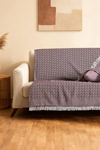 Soley Serge |   Jacquard Fringed Sofa Cover |   170X205 cm