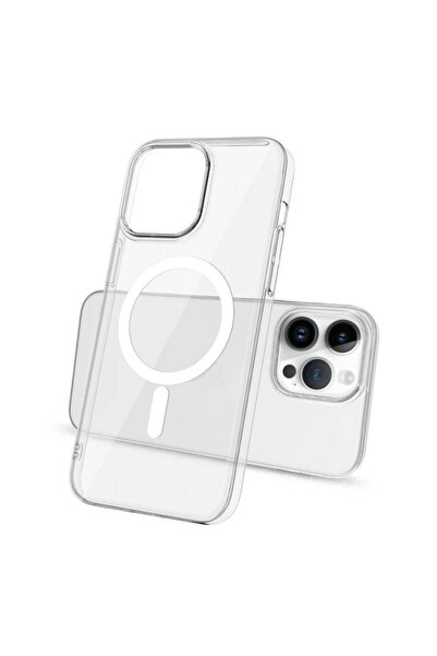 Paladyum Case غطاء صلب شفاف متوافق مع iPhone 14 Pro، لا يصفر، ويتميز بخاصية M...