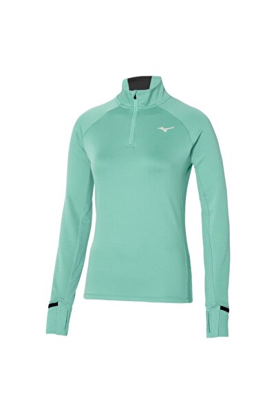 MIZUNO Bluza alergare dama Warmalite Half Zip FW 2024-Verde Menta-XS