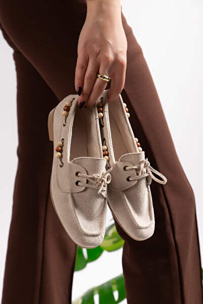 Dubais Shoes Γυναικείες καθημερινές μπαλαρίνες με χάντρες, κομψές και άνετες