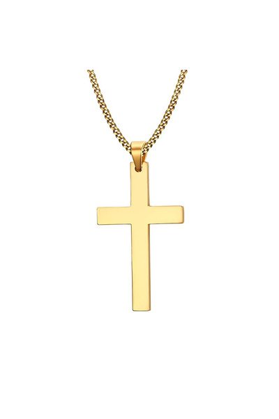 EFAYN.RO Lant cu cruce, model deosebit, auriu, unisex, EFAYN