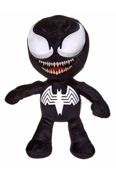 Marvel Plus Venom 30 cm, negru, figurina moale pentru joaca si colectie