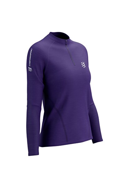 Compressport Bluza alergare dama Trail HZ FW 2024-Mov-L
