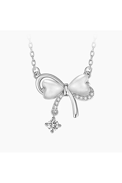 EFAYN.RO Lant dama, model cu pandantiv fundita tip papion cu cristale de stic...