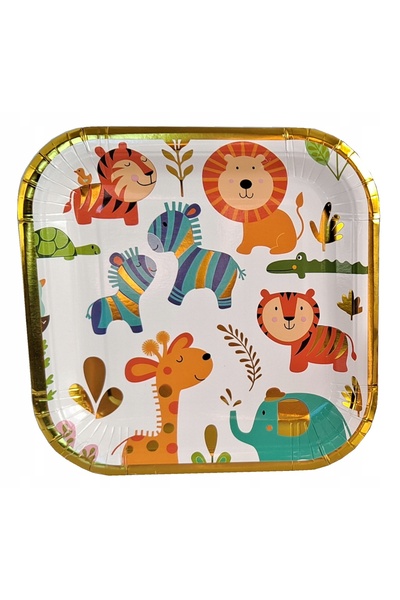 GIA'S WORLD 10 plate plus 10 cup set disposable kids party