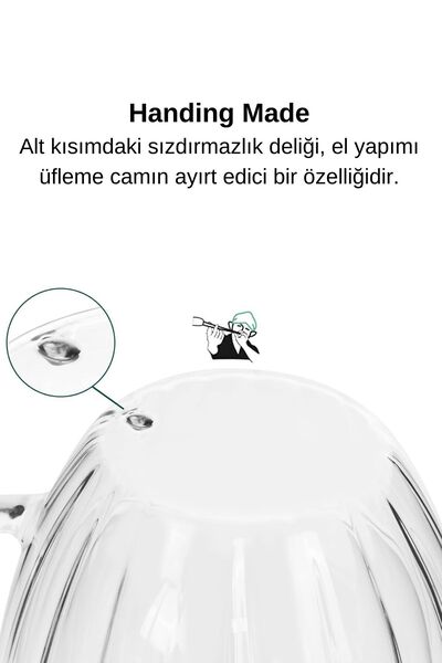 HUBBYCHEF 4'lü Bambu Tabaklı Cidarlı Espresso Kahve Bardağı