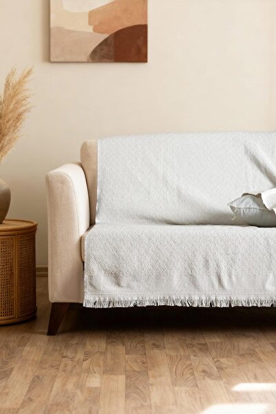 Soley Serge |   Jacquard Fringed Sofa Cover |   170X205 cm