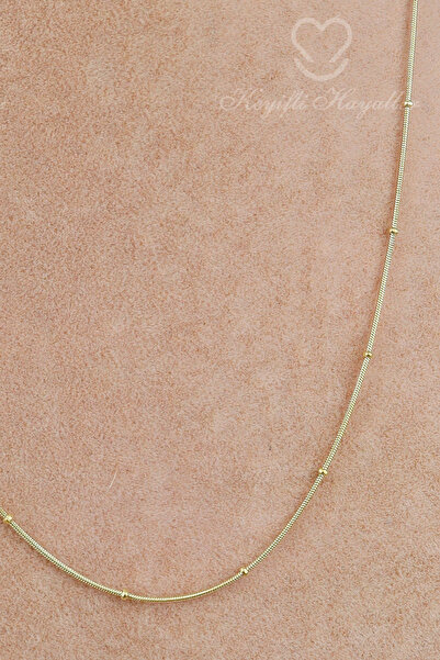 Keyifli Hayaller Xuping Kolye - Vip Xuping İnce Yılan Zincir Minimal Dorikalı...