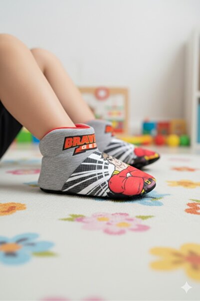 her evemağaza Мъжки домашни пантофи с печат и безшумна подметка Gezer