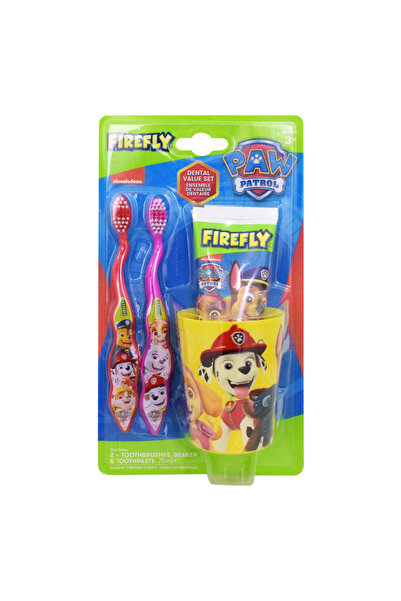 Firefly Paw Patrol 2 Toothbrushes, Beaker & Toothpaste