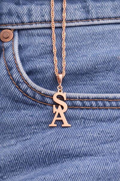 Shiny Jewellery 925 ayar Gümüş Harf Kolye 3 Renk Seçenekleri ile Kişiye Özel ...