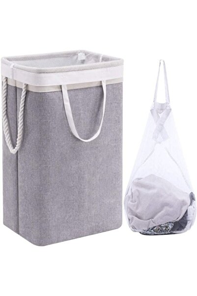 MTL Large Folding Laundry Basket with Handles Oxford Cloth Waterproof Dirty C...