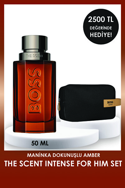 BOSS The Scent Intense 50 ml Erkek Parfüm + Çanta
