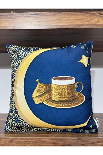 KIRLENTİM H1270 غطاء وسادة مزدوج الجوانب بنمط رمضان