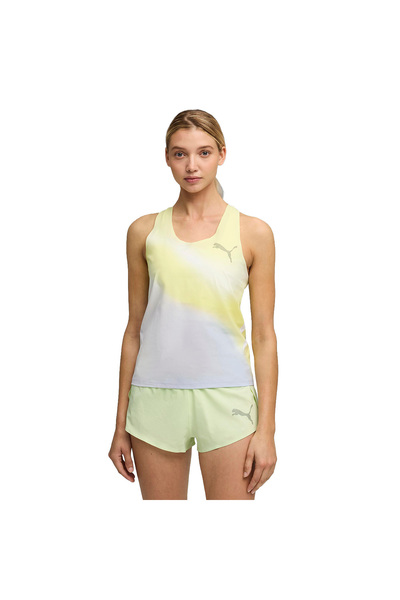 Puma Lightspeed Uw Graphic Kadın Gri Koşu Atlet 52856342