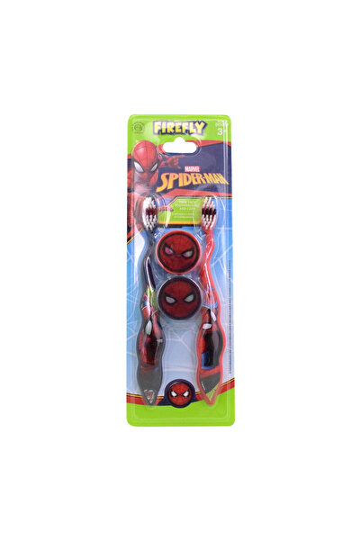 Firefly Spiderman 2 T.Brushes and 2 Caps Twin Pack