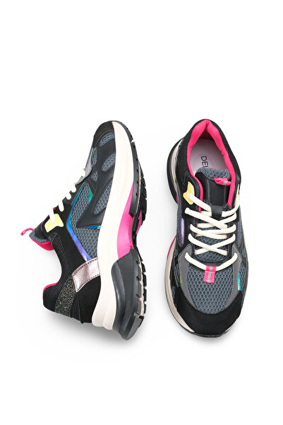 DELSOLERA Women's Daily High Sole Stylish Lace-Up Orthopedic Sole Comfortable...