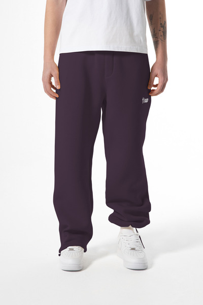 Flaw Wear Flaw Atelier Μωβ Φαρδιά Φόρμα Παντελόνι