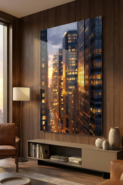 tablo market by ahsen çerçeve Tablou din sticlă rezistentă la spargere 5mm (g...