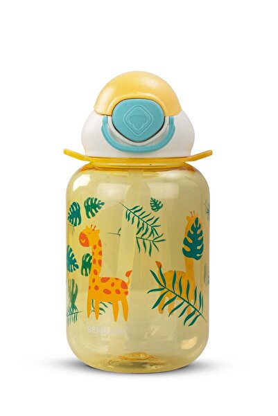 BAYBEE 750ml Baby Sipper Bottle, Leakproof BPA-Free with Straw & Carry Rope Y...