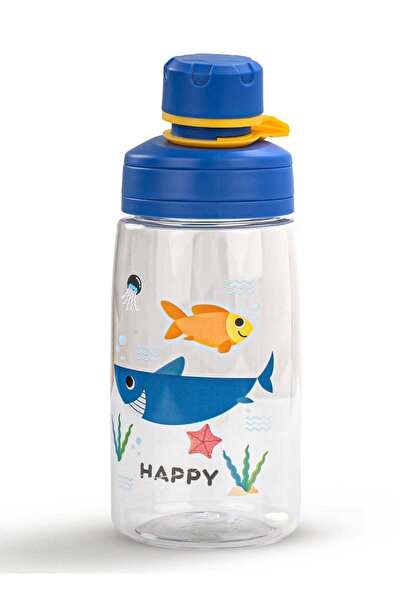 BAYBEE 480ml Baby Water Bottle, BPA-Free Spill Proof with Handle Blue