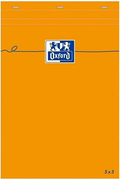 Oxford Oxford mathematical ruled notebook, A5 format, 80 sheets, orange