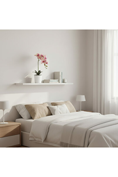 Roots Furniture أوركيد اصطناعية مزروعة في أصيص، لون وردي وأحمر، 48 سم، للاستخ...