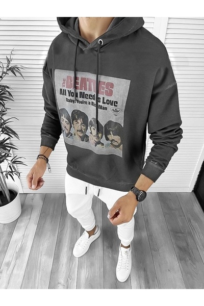 Gosse Gray Beatles Hoodie for Men
