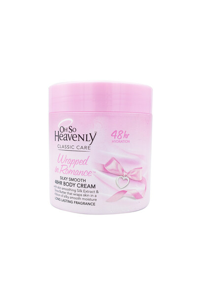 Oh So Heavenly Body Cream 48HR Wrapped in Romance 470Ml