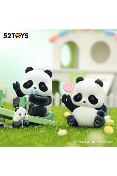 52 Toys صندوق مفاجآت: باندا رول روضة أطفال، قطعة واحدة عشوائية، مجسم باندا لط...