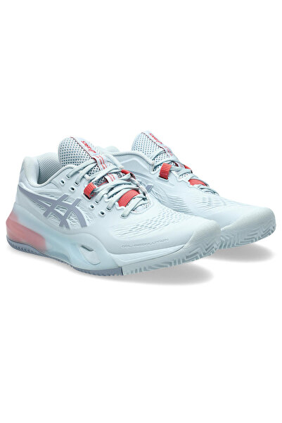 Asics GEL-RESOLUTION X CLAY Kadın Cobalt Burst/Illuminate Green Tenis Ayakkab...
