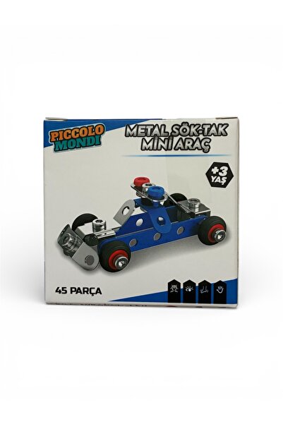 Piccolo Mondi Metal Disassembly and Assembly Mini Vehicle 45 Pieces