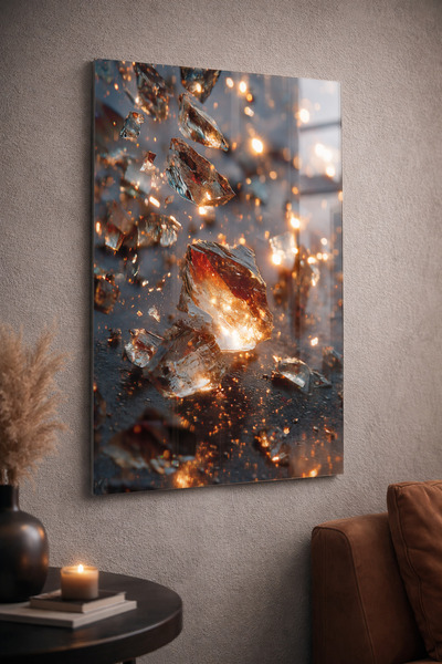 tablo market by ahsen çerçeve Tablou din sticlă rezistentă la spargere 5mm (g...