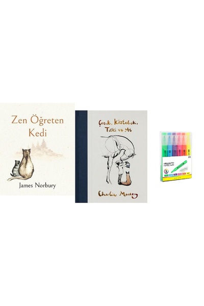 Epsilon Yayınevi Zen Öğreten Kedi + Çocuk,Köstebek ,Tilki ve At / 2 Kitap SET...