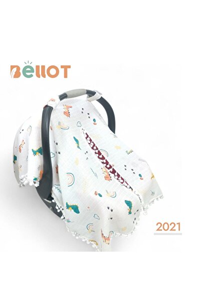 BELLOT غطاء عربة أطفال من الموسلين 2021